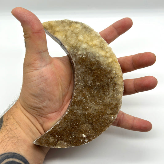 Calcedonia drusa Luna creciente