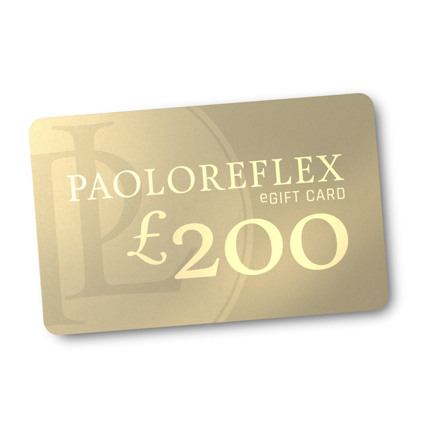 PAOLOREFLEX 电子礼品卡