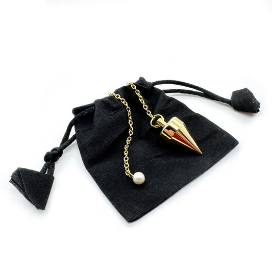 Péndulo de latón bañado en oro