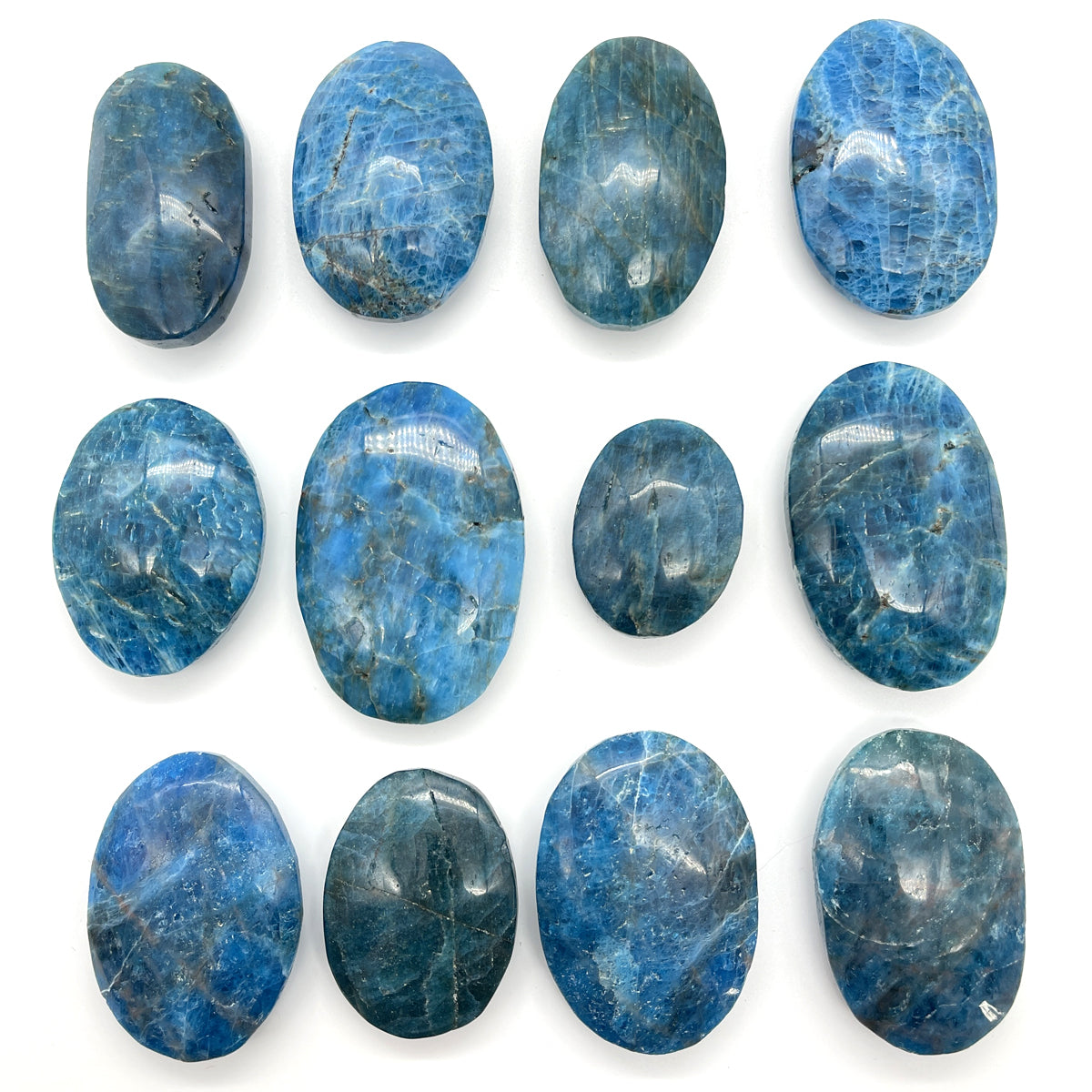 BLUE APATITE Palm Stone