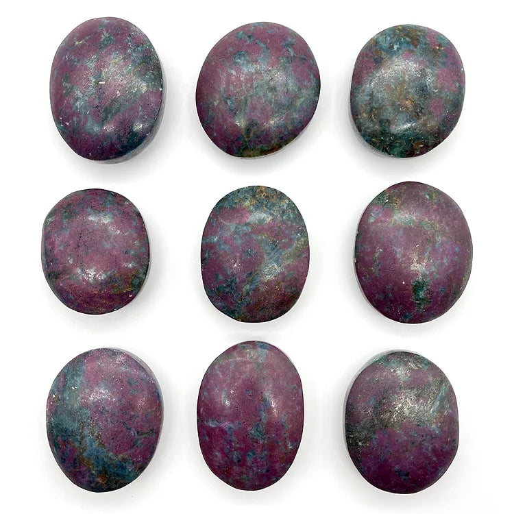 RUBY IN KYANITE Palm Stone