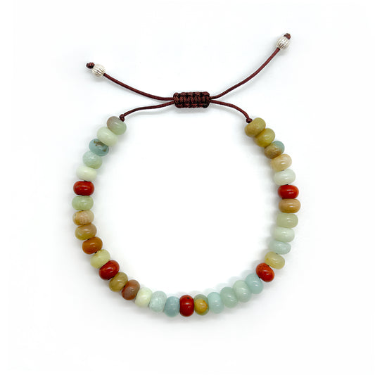 THE SHIELD Cryﬆal Bead Bracelet (mixed beads)