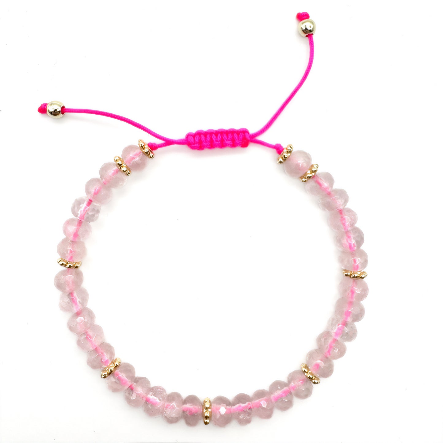 Pulsera de cuentas de cristal THE SHIELD (tonos cálidos)