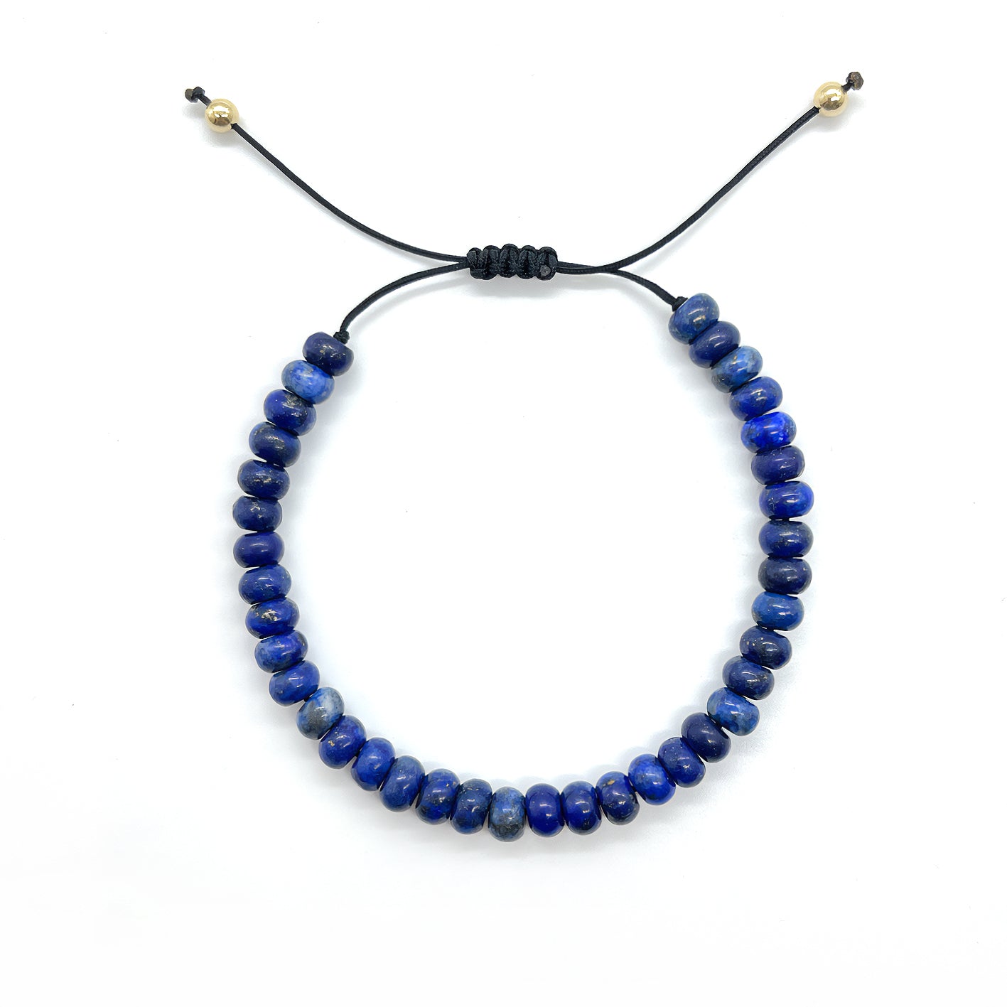 THE SHIELD Cryﬆal Bead Bracelet (cool tones)