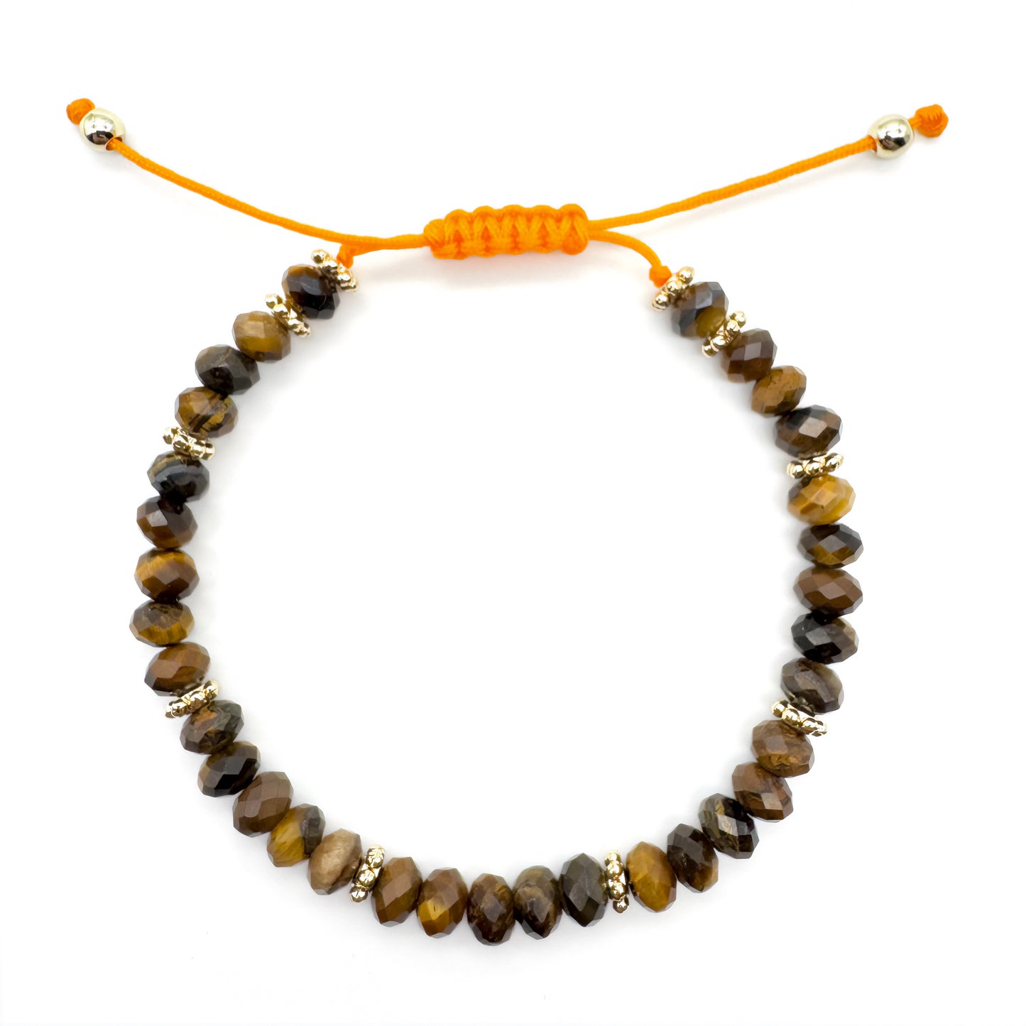Pulsera de cuentas de cristal THE SHIELD (tonos cálidos)