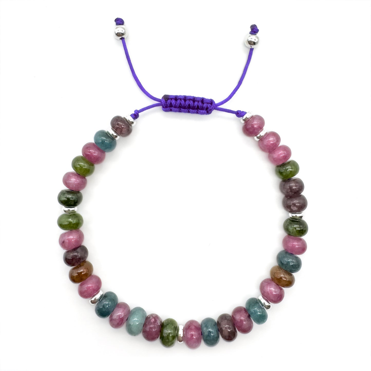 THE SHIELD Cryﬆal Bead Bracelet (mixed beads)