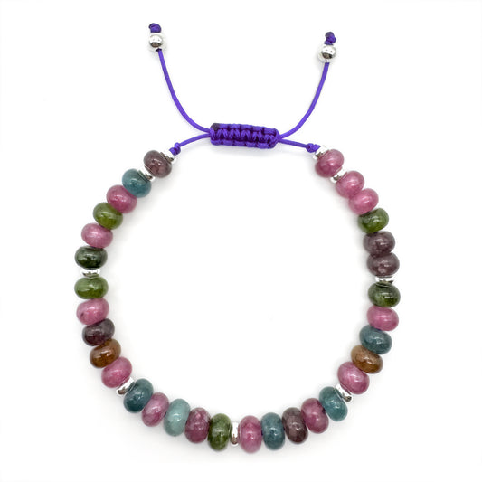 THE SHIELD Cryﬆal Bead Bracelet (mixed beads)
