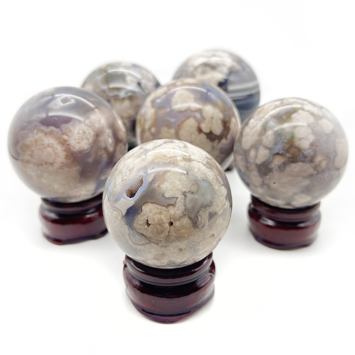 FLOWER AGATE Sphere