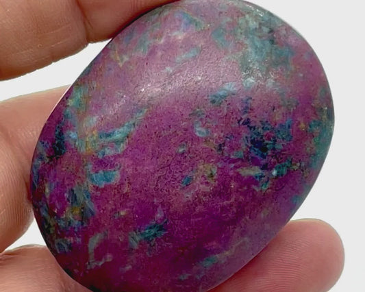 RUBY IN KYANITE Palm Stone